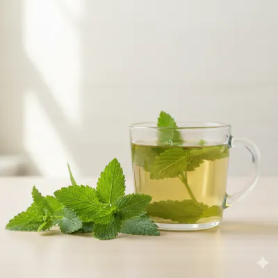 Infusión de melisa o toronjil para relajarse