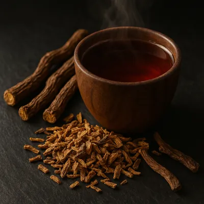 La raíz de regaliz tiene un efecto calmante similar al de algunos medicamentos para la tos.